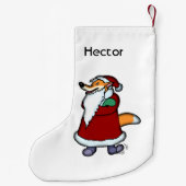 ウルフサンタクロース名 スモールクリスマスストッキング (裏面)