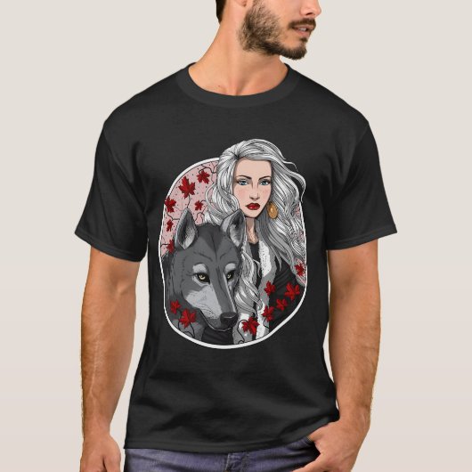 ウルフシャーマン Tシャツ (正面)