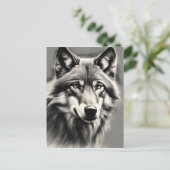 ウルフスケッチ ポストカード (スタンド正面)