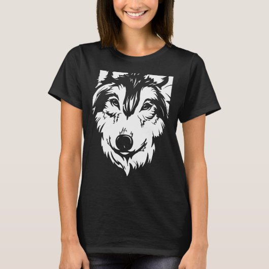 ウルフスケッチ Tシャツ (正面)