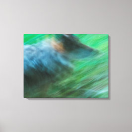 ウルフスピード24インチx 18インチ、1.5インチ、独身の キャンバスプリント