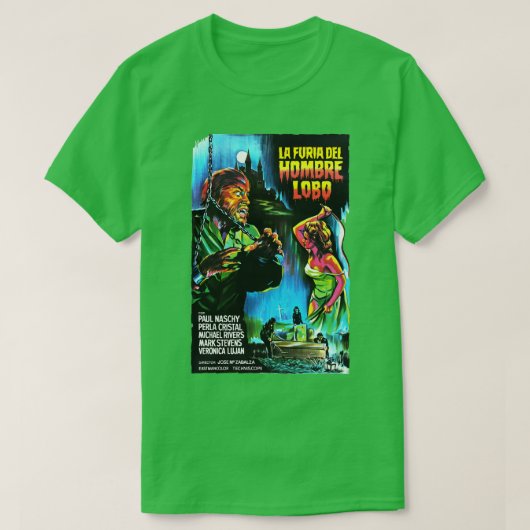 ウルフスペインのマンハロウィーン Tシャツ (デザイン正面)
