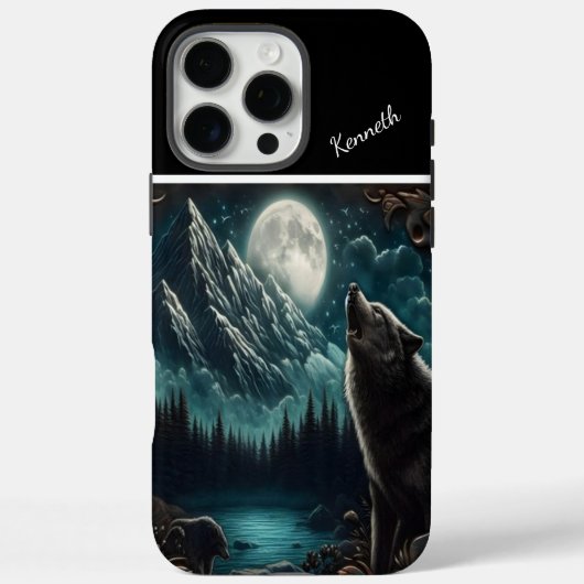 ウルフズムーンライトセレナーデ Case-Mate iPhoneケース (裏面)