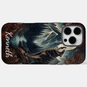 ウルフズムーンライトセレナーデ Case-Mate iPhoneケース (裏面 (横))