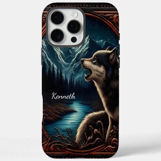 ウルフズムーンライトハウル Case-Mate iPhoneケース (裏面)