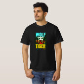 ウルフタイガーTシャツ Tシャツ (正面フル)