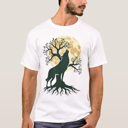 ウルフツリー Tシャツ (正面)