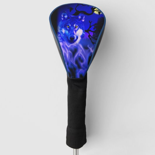 ウルフデザインゴルフヘッドカバー ゴルフヘッドカバー (正面)