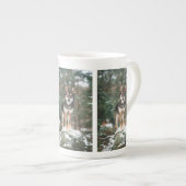 ウルフドッグ ボーンチャイナマグカップ (正面右)