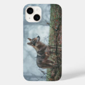 ウルフドッグ iPhone 14 カバー (裏面)