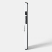 ウルフドラゴンブラックアンドホワイトデザイン Case-Mate iPhoneケース (裏面 / 左)