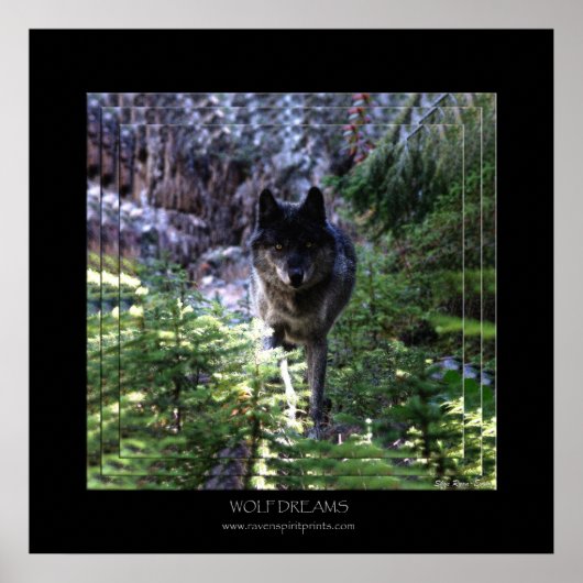 ウルフドリームアートポスター ポスター (正面)