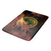 ウルフハウリングイン宇宙ムーン銀河系 バスマット (アングル)
