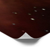 ウルフハウリングイン宇宙ムーン銀河系 ポスター (角)