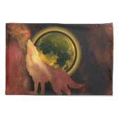 ウルフハウリングイン宇宙ムーン銀河系 枕カバー (裏面)