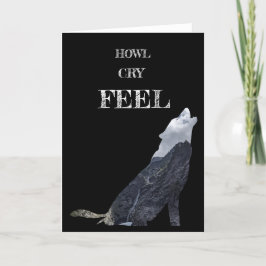 ウルフハウリングカード サンキューカード