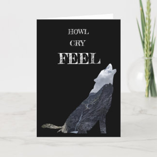 ウルフハウリングカード サンキューカード