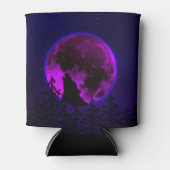 ウルフハウリングムーンマゼンタ 缶クーラー (正面)