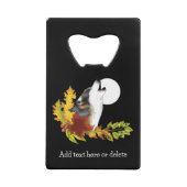 ウルフハウリングムーン クレジットカード栓抜き (正面)