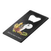 ウルフハウリングムーン クレジットカード栓抜き (正面アングル)