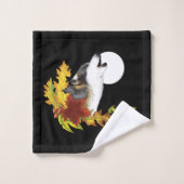 ウルフハウリングムーン バスタオルセット (ウォッシュタオル)