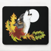 ウルフハウリングムーン マウスパッド (正面)