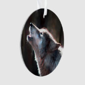 ウルフハウリングローンウルフ オーナメント (正面)