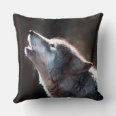 ウルフハウリングローンウルフ クッション (裏面)