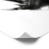 ウルフハウリング鉛筆アート ポスター (角)