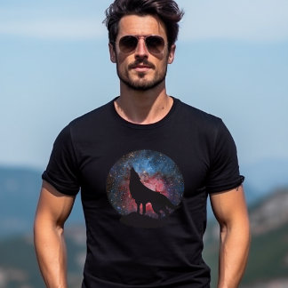 ウルフハウリング銀河系 Tシャツ
