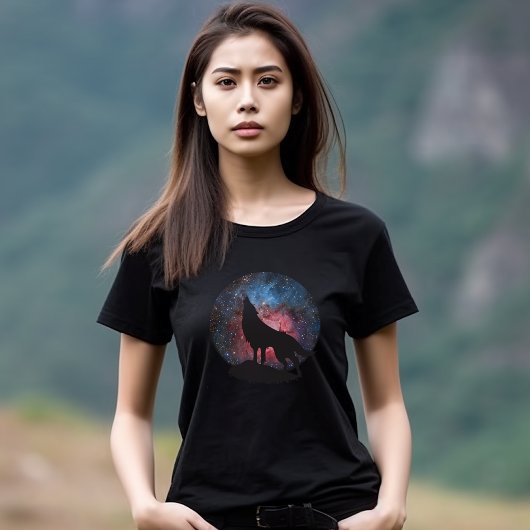 ウルフハウリング銀河系 Tシャツ