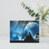 ウルフハウリング2月はがき ポストカード (スタンド正面)