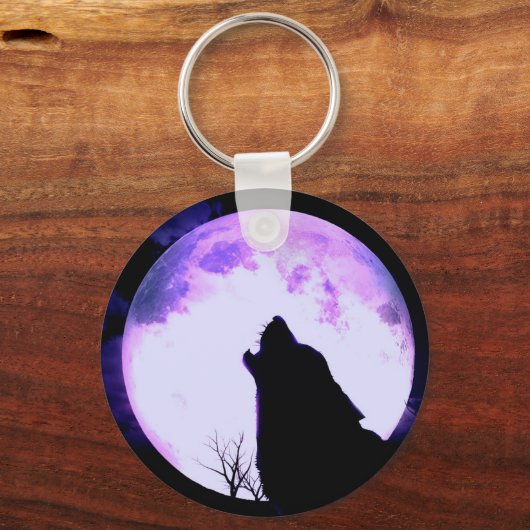 ウルフハウルキーチェーン キーホルダー (正面)