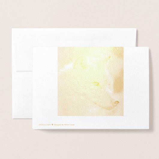 ウルフハウルワイルドライフ動物の木デスティニーズ 箔カード (裏面封筒付き)