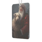 ウルフハウンドウィズサンタクロースフェスティバルクリスマス カーエアーフレッシュナー (左)