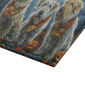 ウルフハウンドハロウィン不気味 カッティングボード (角)