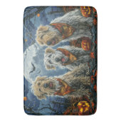 ウルフハウンドハロウィン不気味 バスマット (正面縦)