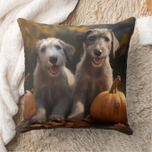ウルフハウンドパピーオータムデライトカボチャ クッション (ブランケット)