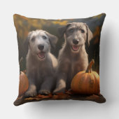 ウルフハウンドパピーオータムデライトカボチャ クッション (裏面)