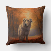 ウルフハウンド紅葉秋インスパイア クッション (裏面)