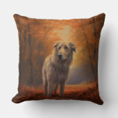 ウルフハウンド紅葉秋インスパイア クッション (正面)