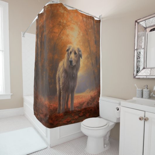 ウルフハウンド紅葉秋インスパイア シャワーカーテン (インサイチュ)