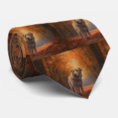 ウルフハウンド紅葉秋インスパイア ネクタイ (ロール)