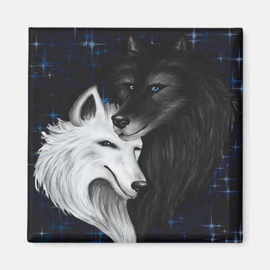 ウルフハートマグネット – オリジナル マグネット (正面)