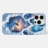 ウルフパウランドスケープ iPhoneケース (裏面横)