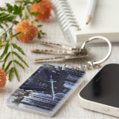 ウルフパックのリーダーのキーホルダー キーホルダー (正面右)