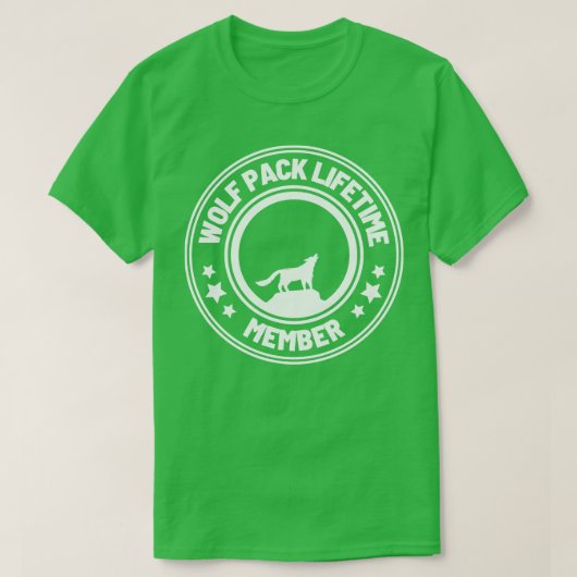 ウルフパックの有効期間メンバーシップ12 Tシャツ (デザイン正面)