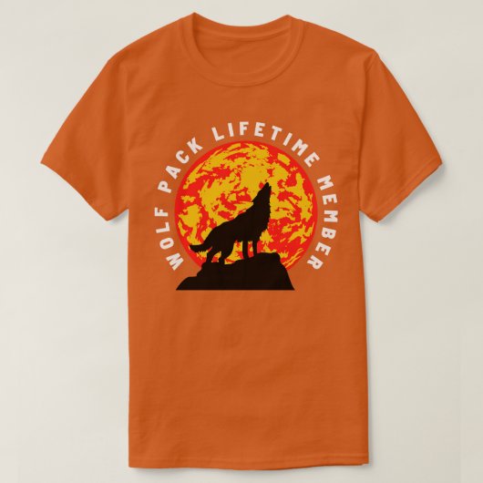 ウルフパックの有効期間メンバーシップ15 Tシャツ (デザイン正面)