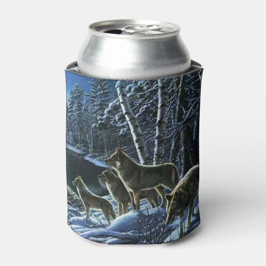 ウルフパックファミリークーラーボックス 缶クーラー (缶正面)