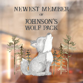 ウルフパック最新子供部屋の部材 ウィンドウサイン (シート2)